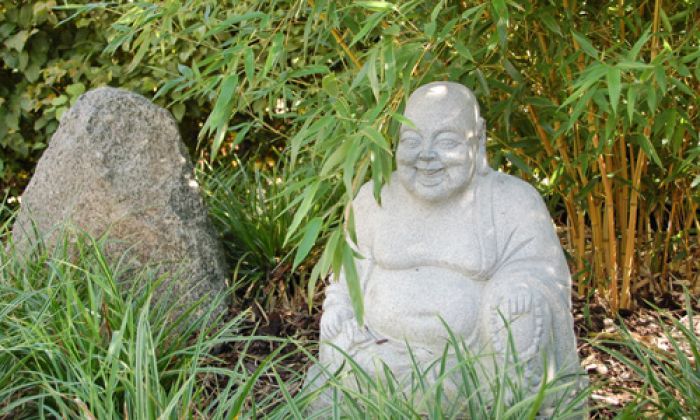 Buddha, grüngrau, Höhe 50  150 cm, DerKoiShop GmbH amp; Co. | Der 