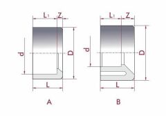 PVC-Reduktion von 90 auf 75 mm