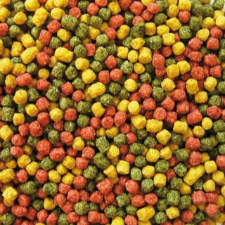 AL-Profi-Futter Mix rot,gelb,grün 3 mm 15 kg